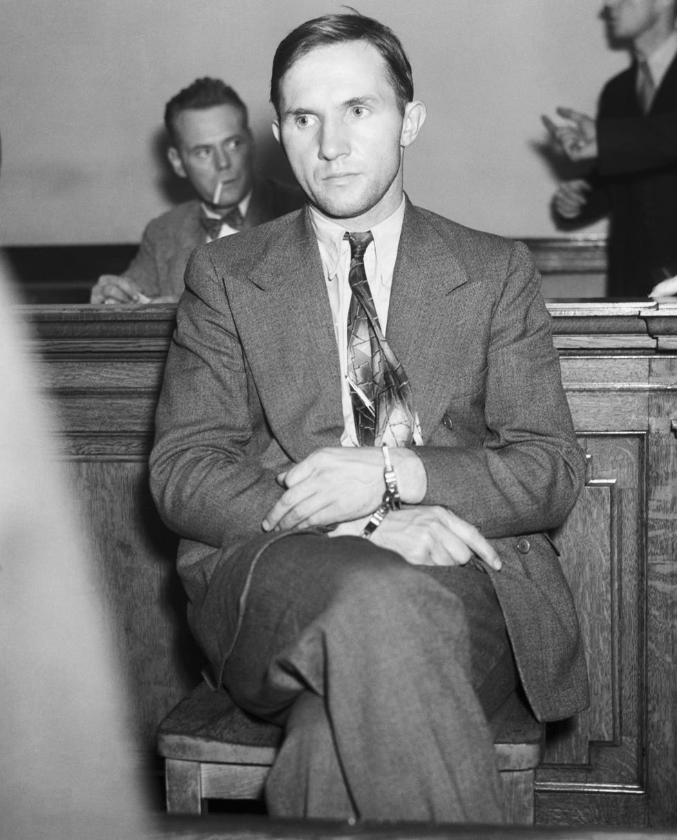 In 1932, Lindbergh baby kidnapped; Hauptmann convicted, executed in 1936