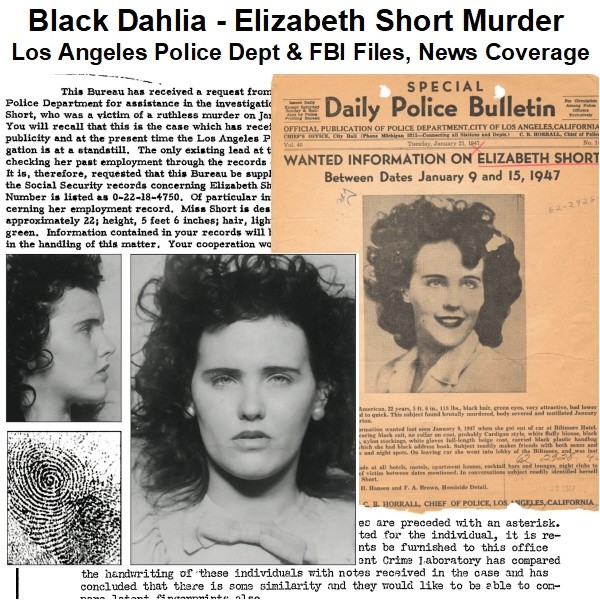 Black Dahlia murder of Elizabeth Short remains unsolved after 1947 LAPD probe