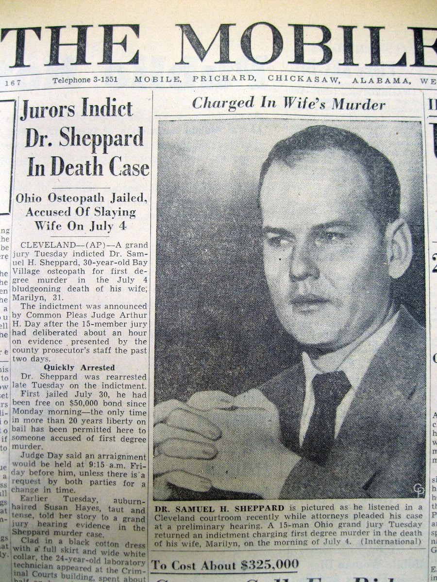 A coroner's blood-spatter claim that undid Dr. Sam Sheppard's 1954 murder trial