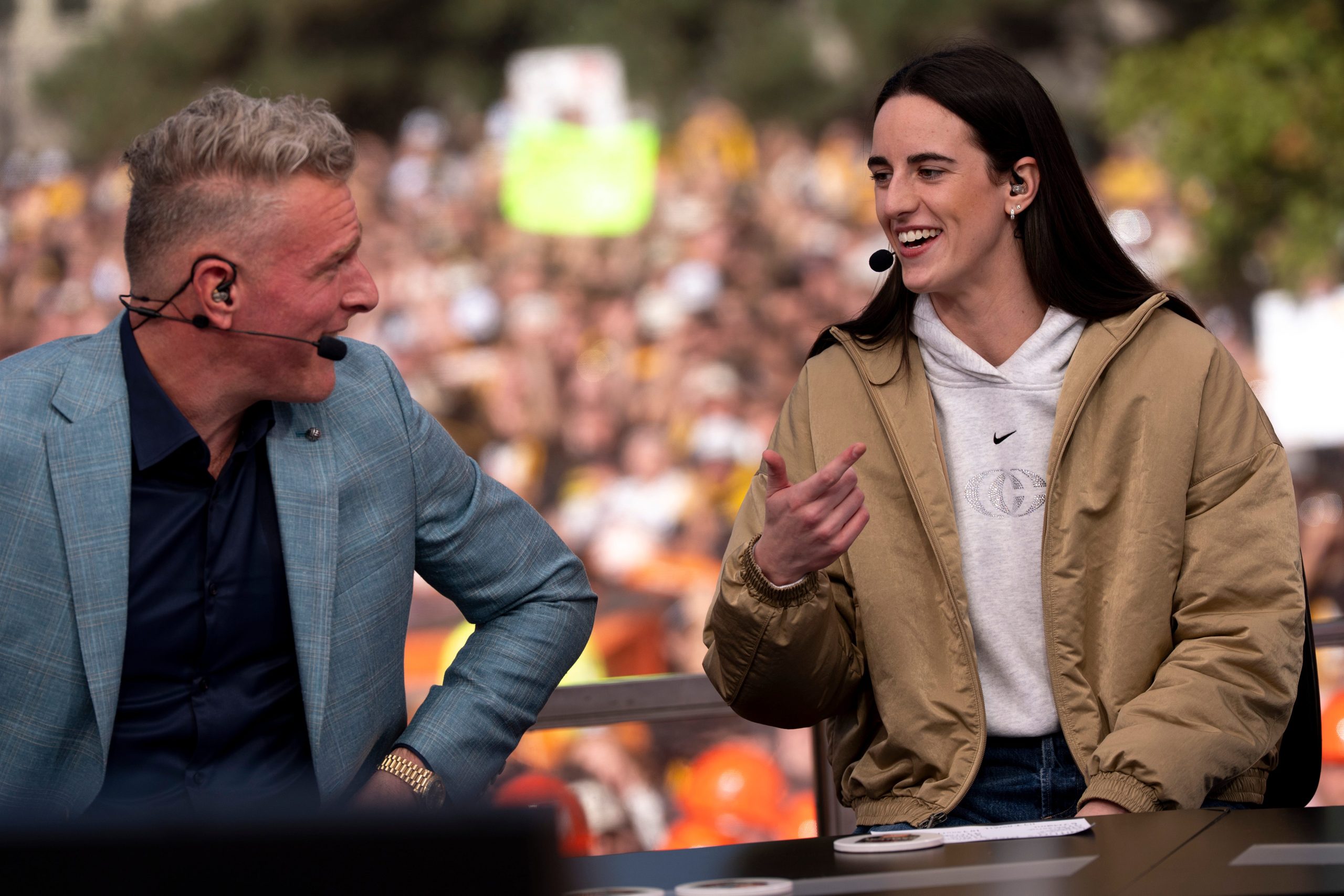 Caitlin Clark booed by Iowa fans for picking rival Iowa State on College GameDay