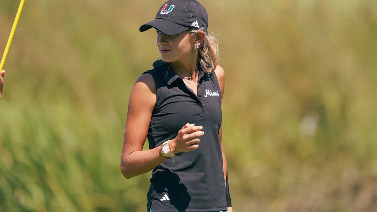 Kai Trump returns for second college golf start after wrist scare