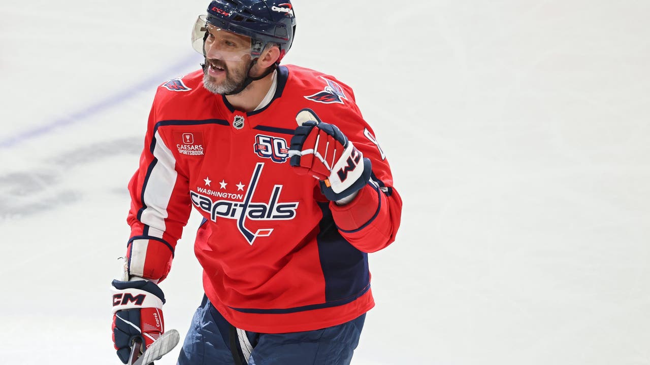 Ovechkin announces retirement after 2026-27 season, his 22nd in NHL