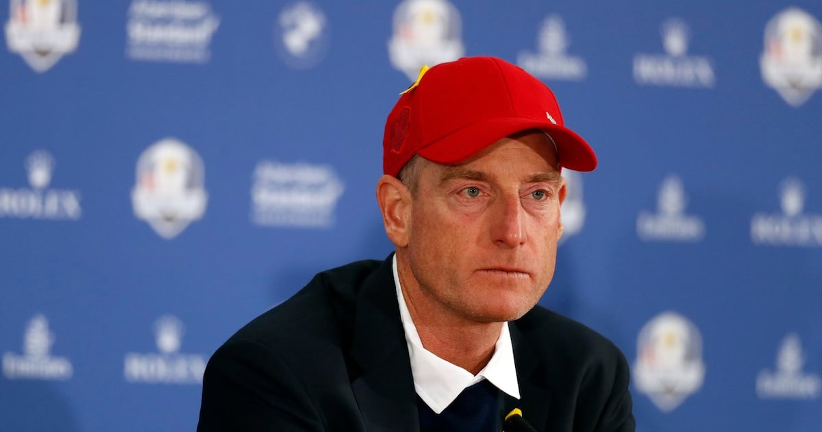 Furyk says US are underdogs, 34 years without a win on European soil